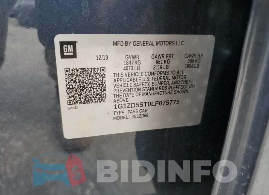 1G1ZD5ST0LF075775 Photo# 12
