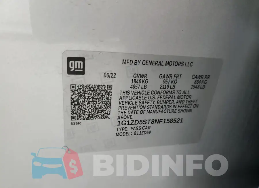 1G1ZD5ST8NF158521 Photo# 12