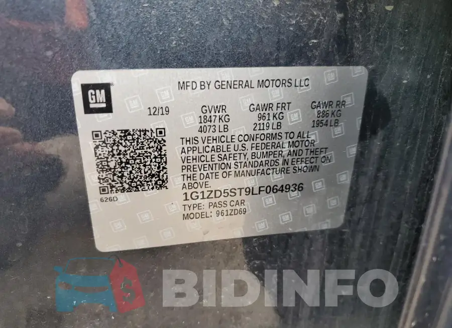 1G1ZD5ST9LF064936 Photo# 12