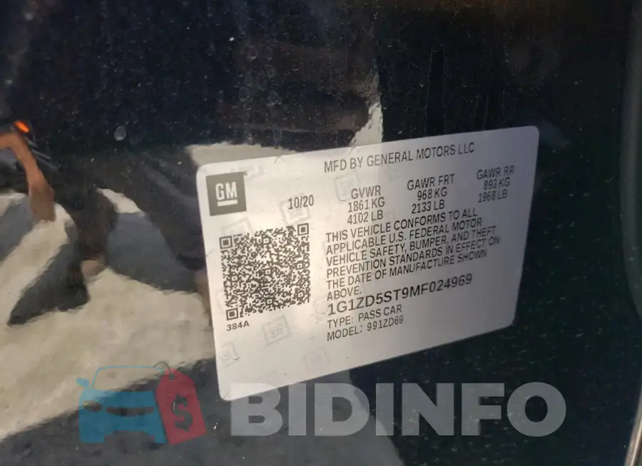 1G1ZD5ST9MF024969 Photo# 12