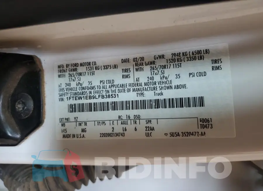 1FTEW1EB9LFB38531 Photo# 12