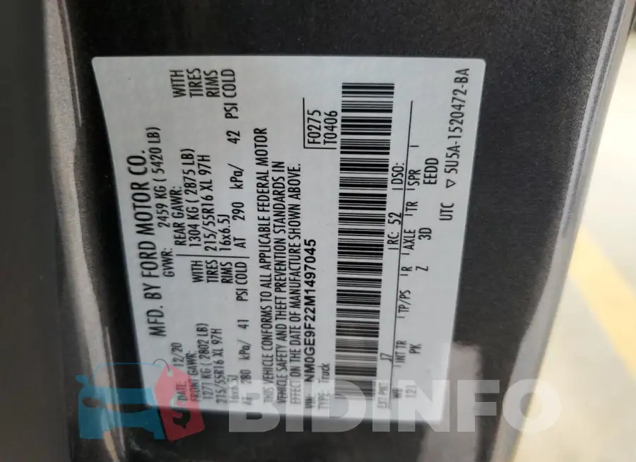 NM0GE9F22M1497045 Photo# 12