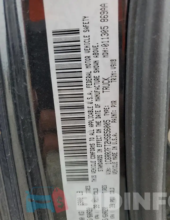 1C6RR7FT2HS656005 Photo# 13