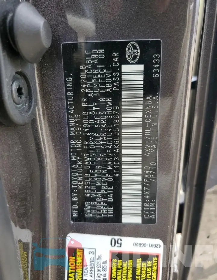 4T1C31AK6LU518679 Photo# 13