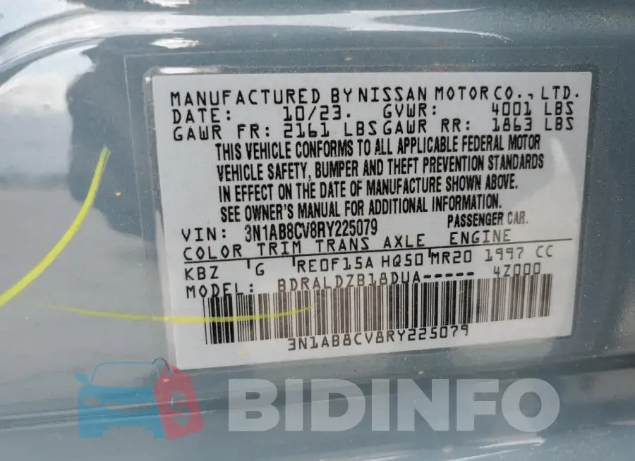 3N1AB8CV8RY225079 Photo# 12