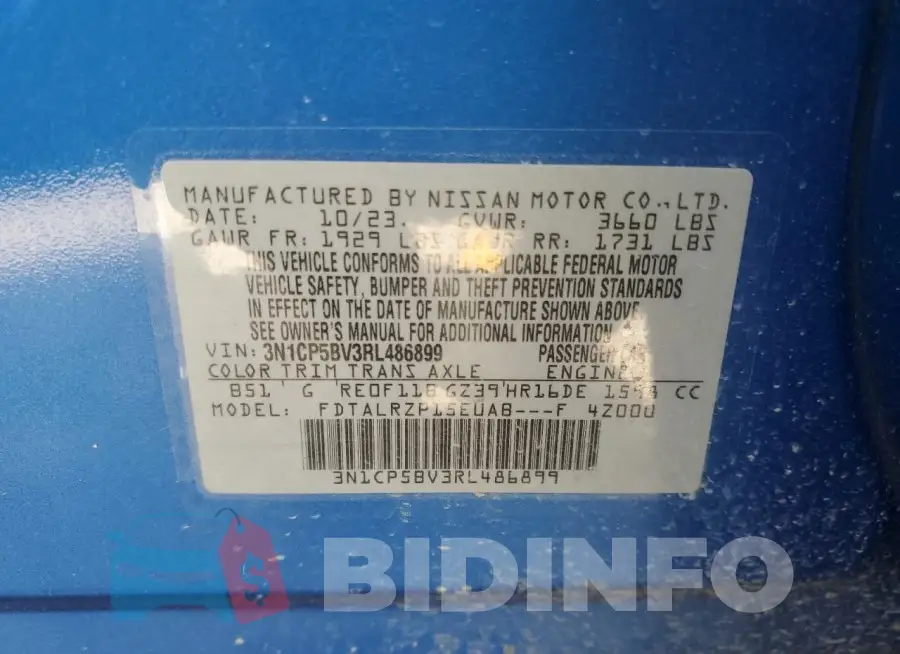 3N1CP5BV3RL486899 Photo# 12