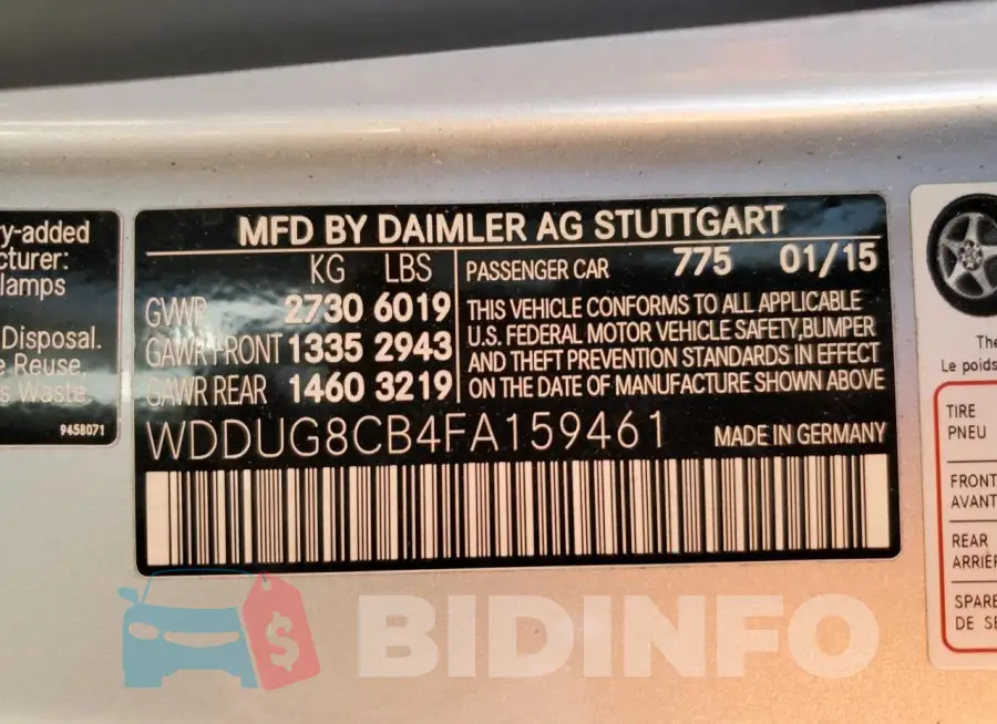 WDDUG8CB4FA159461 Photo# 12