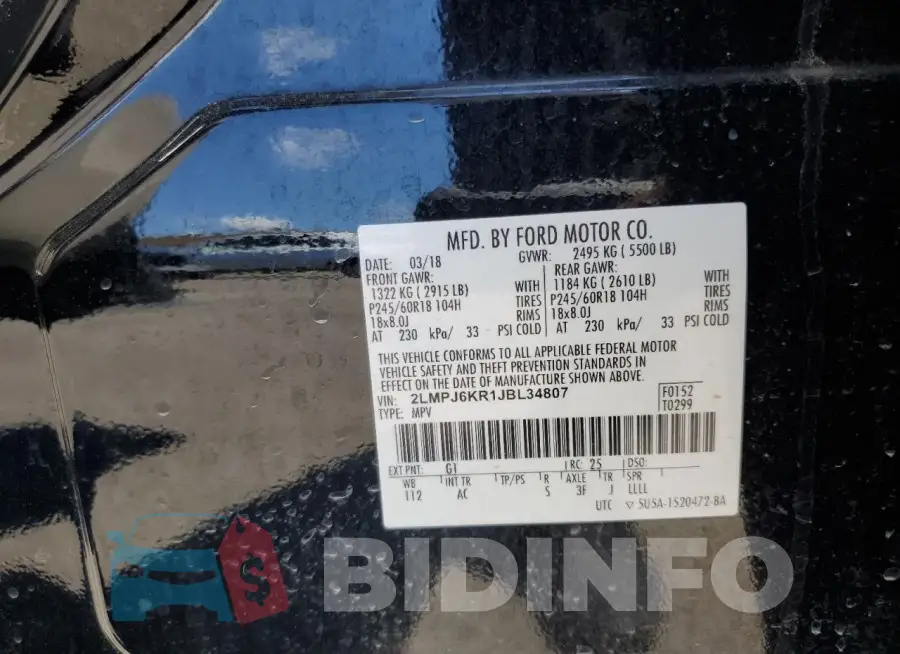 2LMPJ6KR1JBL34807 Photo# 13