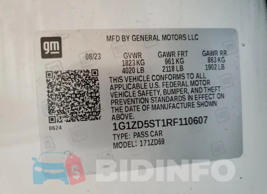 1G1ZD5ST1RF110607 Photo# 12