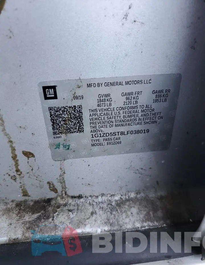 1G1ZD5ST8LF038019 Photo# 12