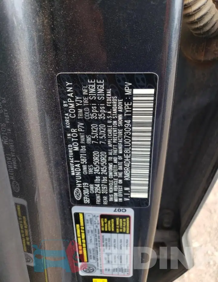 KM8R4DHE8LU073094 Photo# 13