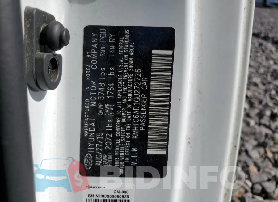 KMHTC6AD1GU272726 Photo# 12