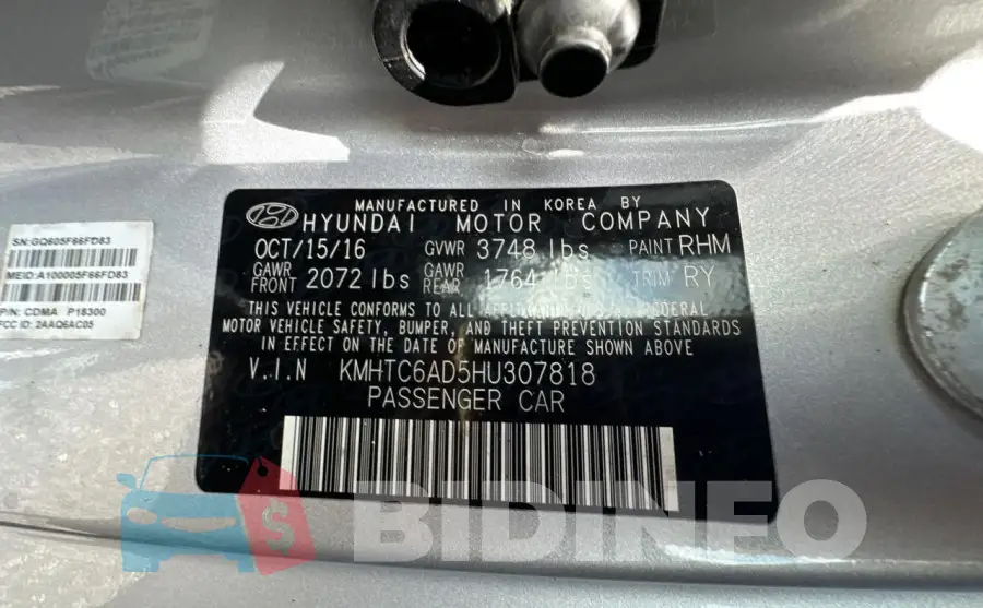 KMHTC6AD5HU307818 Photo# 10