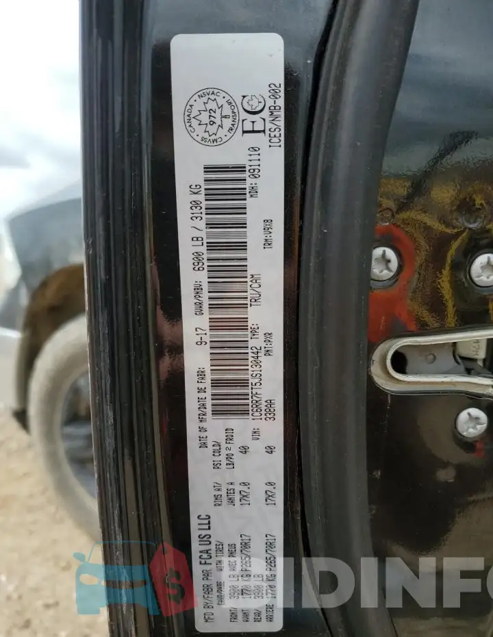 1C6RR7FT5JS130442 Photo# 13