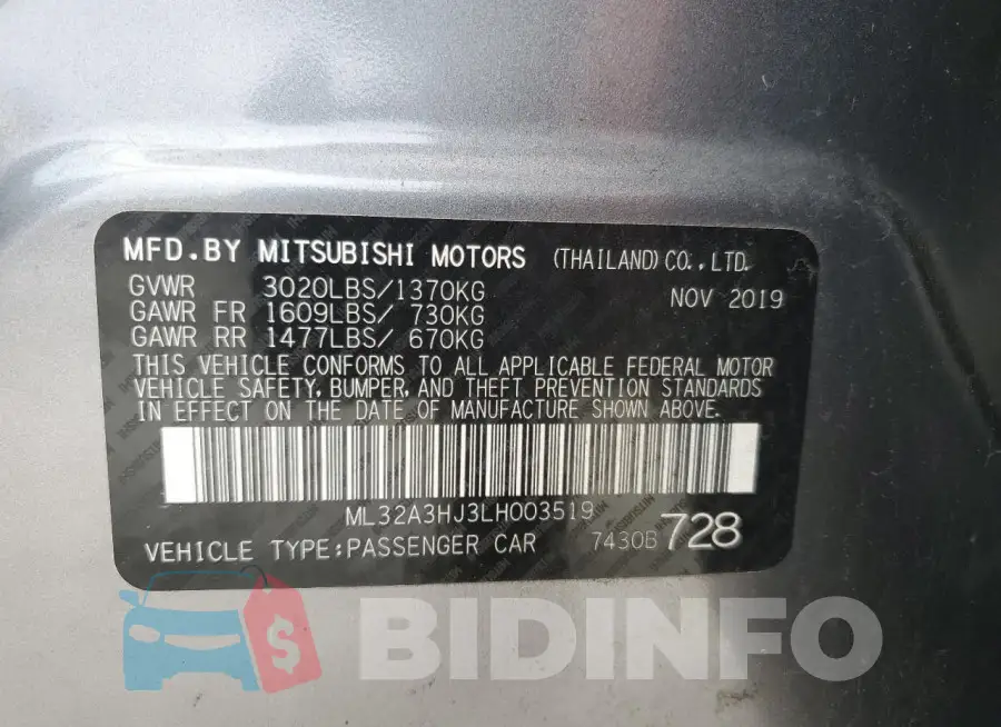 ML32A3HJ3LH003519 Photo# 12