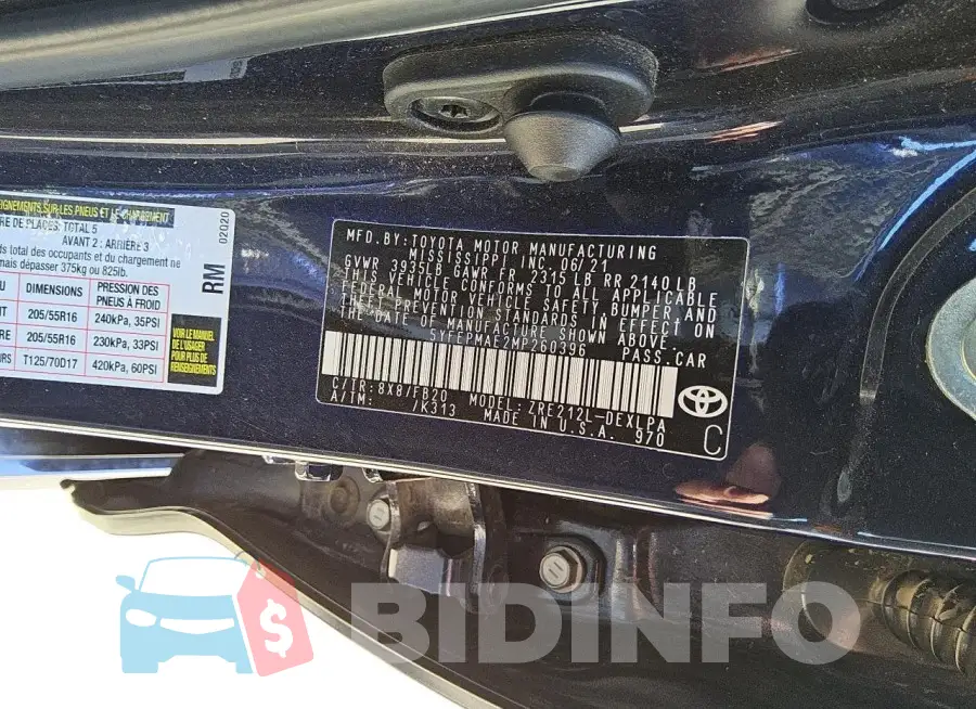 5YFEPMAE2MP260396 Photo# 12