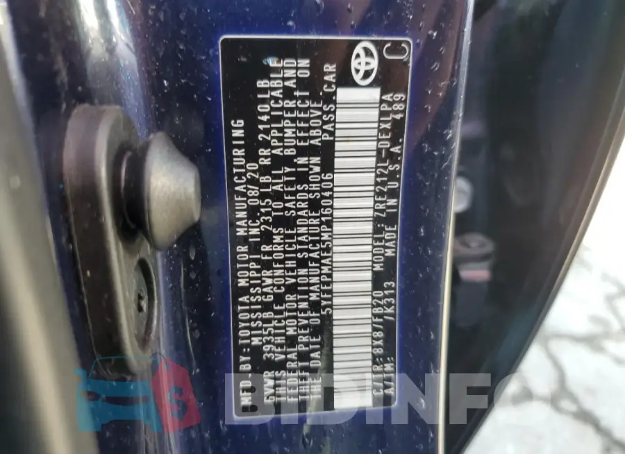 5YFEPMAE5MP160406 Photo# 13