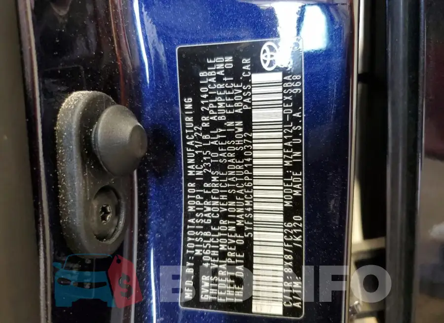 5YFS4MCE6PP140372 Photo# 12