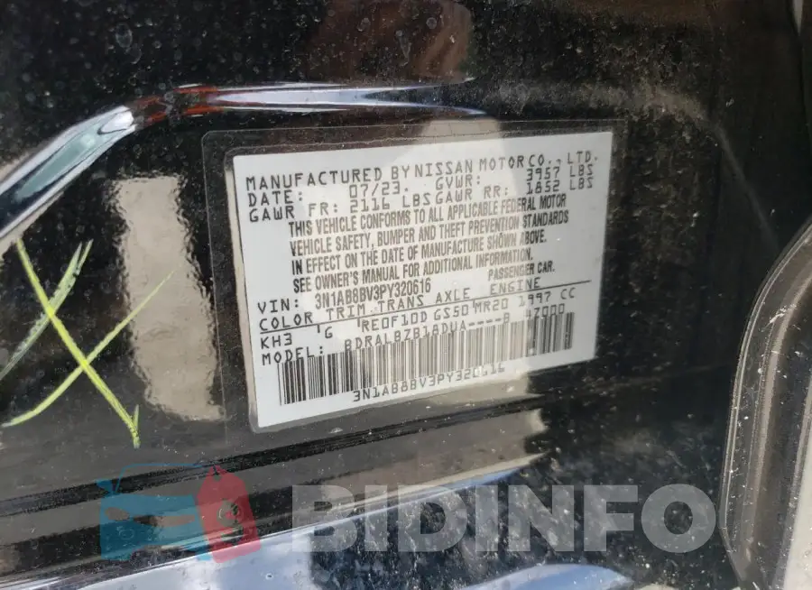 3N1AB8BV3PY320616 Photo# 13
