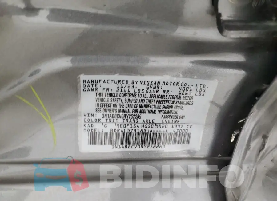 3N1AB8CV0RY252289 Photo# 12
