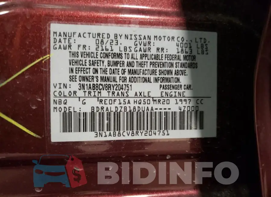 3N1AB8CV8RY204751 Photo# 12