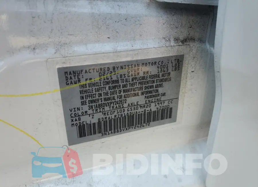 3N1AB8DVXPY242672 Photo# 12