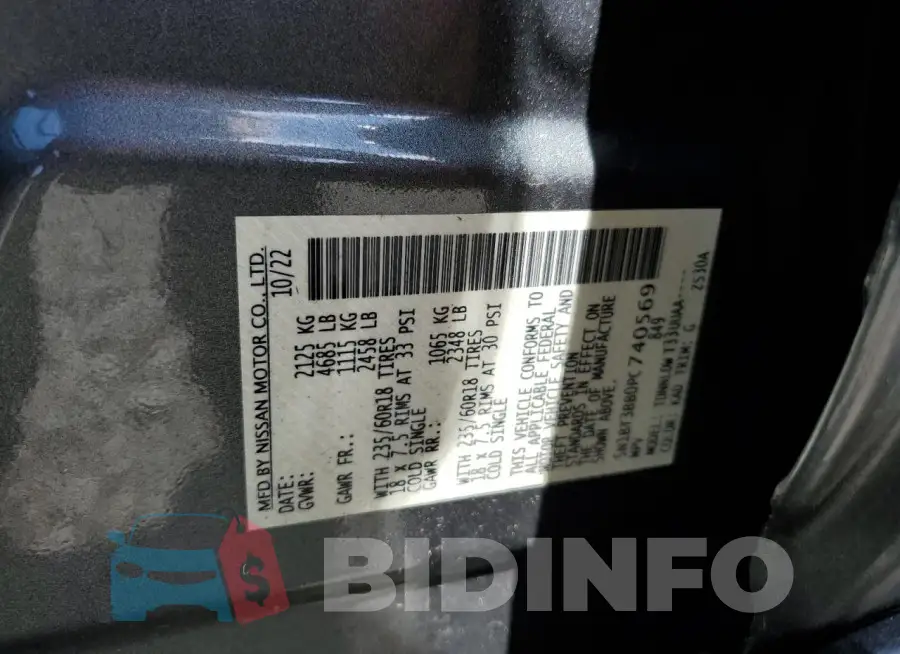 5N1BT3BB0PC740569 Photo# 13