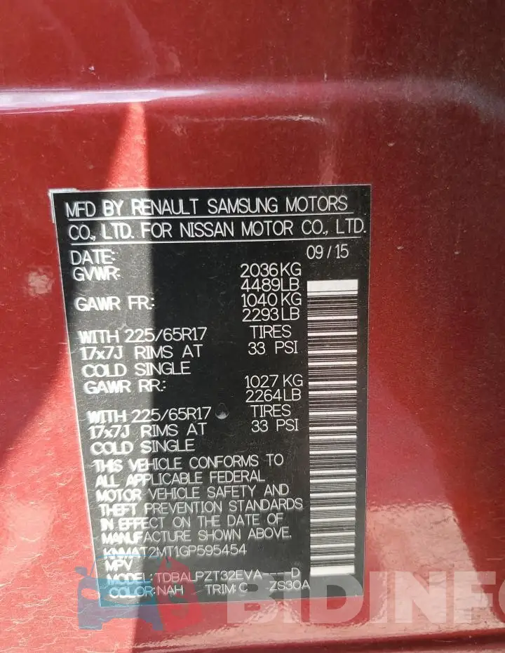KNMAT2MT1GP595454 Photo# 13