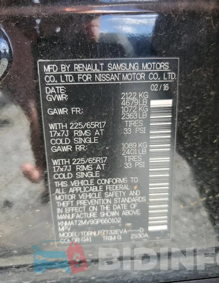 KNMAT2MV9GP660102 Photo# 12