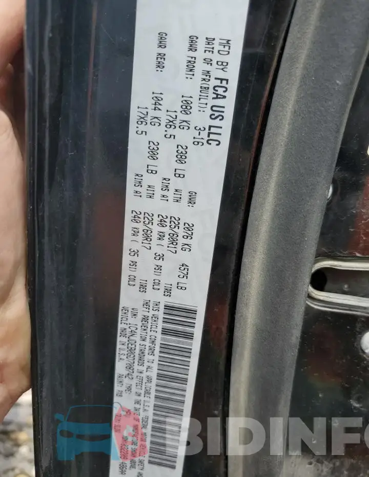 1C4NJDEB0GD708742 Photo# 12