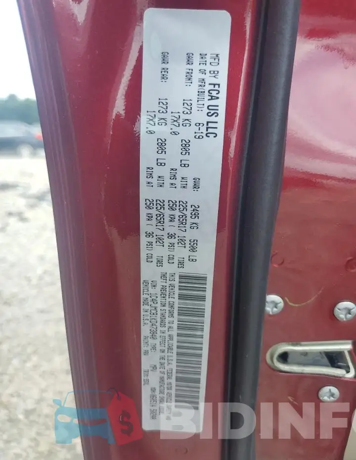 1C4PJMCB1KD473840 Photo# 14