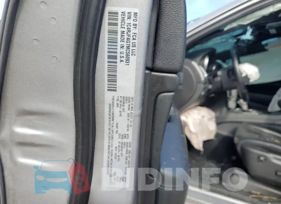 1C4RJFAG7MC560931 Photo# 14
