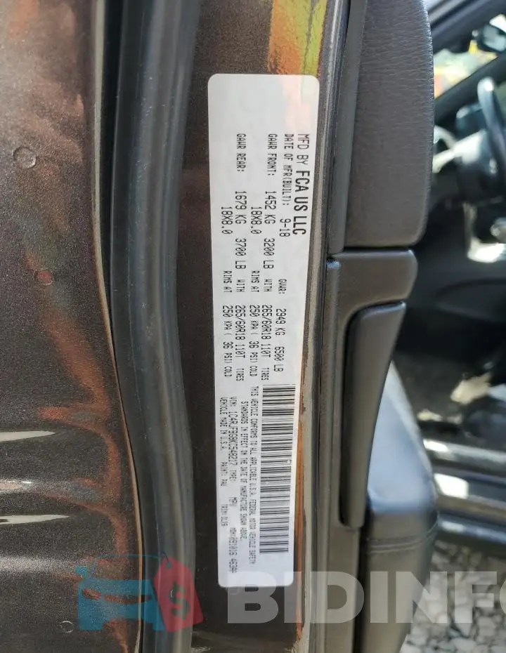 1C4RJFBG8KC548217 Photo# 13