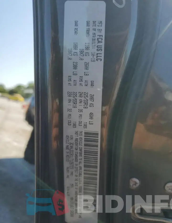 3C4NJDCB1LT126723 Photo# 14