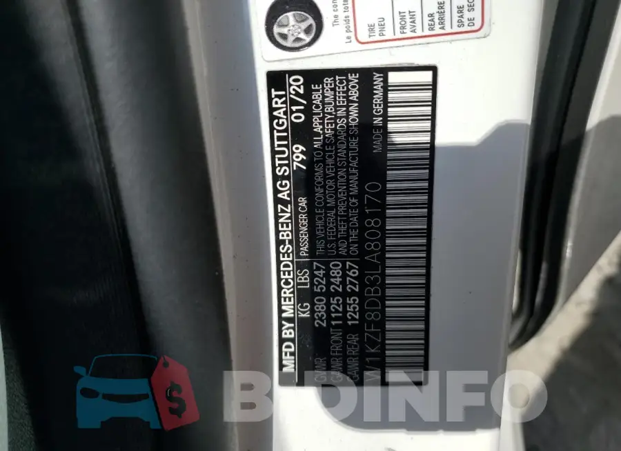W1KZF8DB3LA808170 Photo# 12