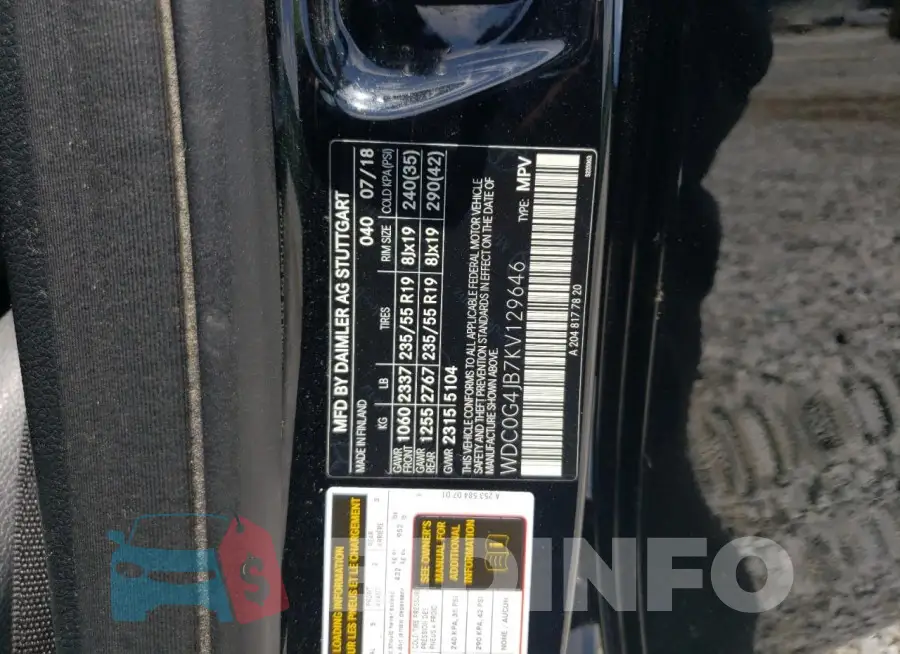 WDC0G4JB7KV129646 Photo# 13