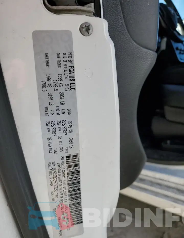 2C4RDGBG2HR769552 Photo# 13