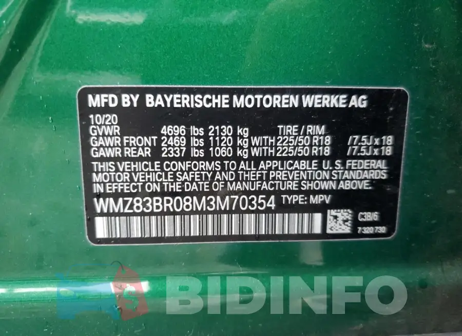 WMZ83BR08M3M70354 Photo# 12