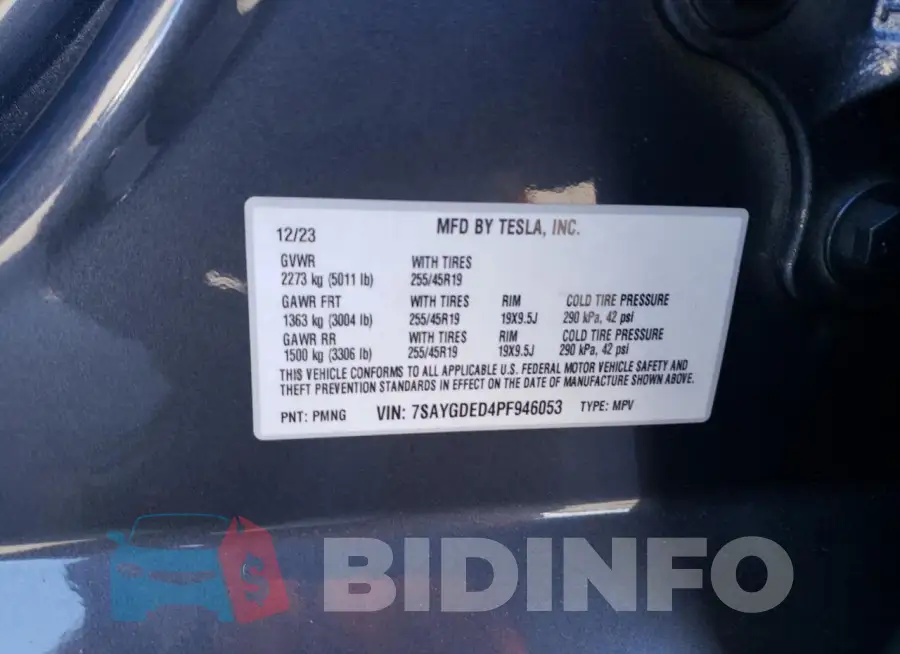7SAYGDED4PF946053 Photo# 12