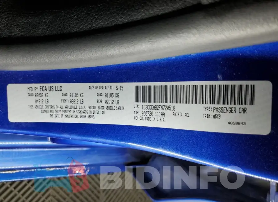 1C3CCCAB2FN720518 Photo# 12