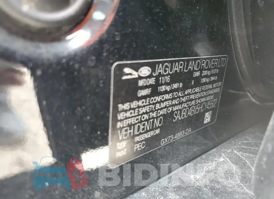 SAJBD4BV5HCY45502 Photo# 13