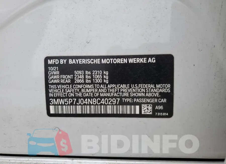 3MW5P7J04N8C40297 Photo# 12