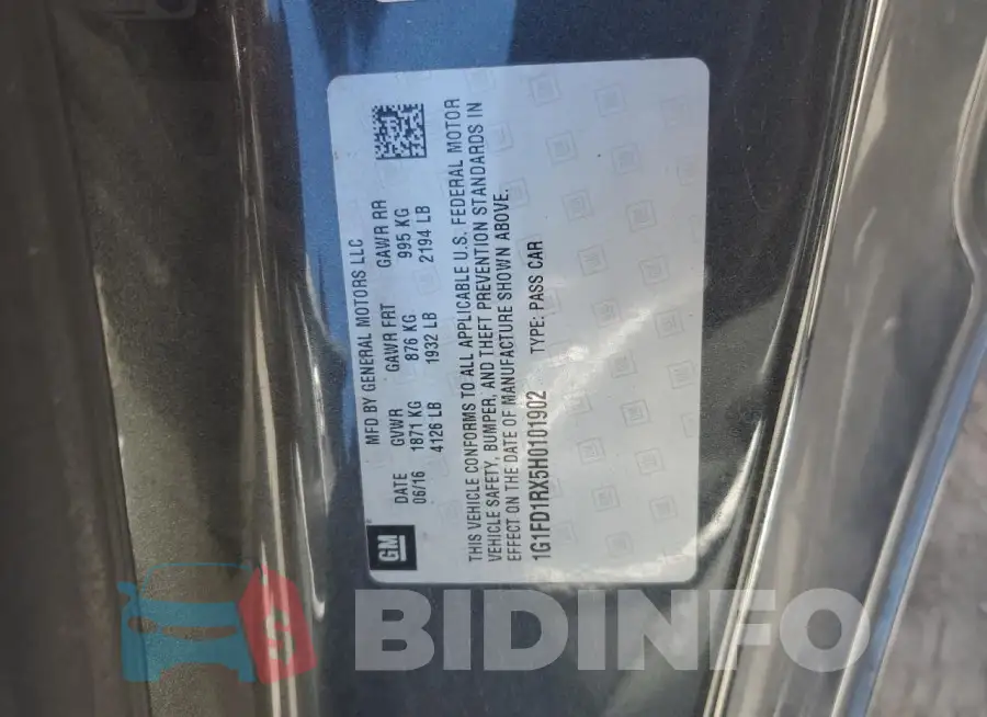 1G1FD1RX5H0101902 Photo# 12