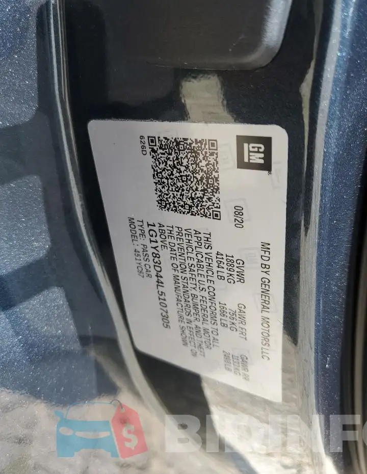 1G1Y83D44L5107305 Photo# 12