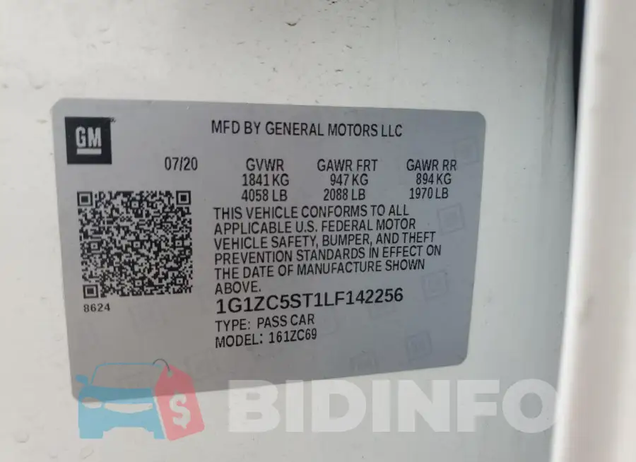 1G1ZC5ST1LF142256 Photo# 12