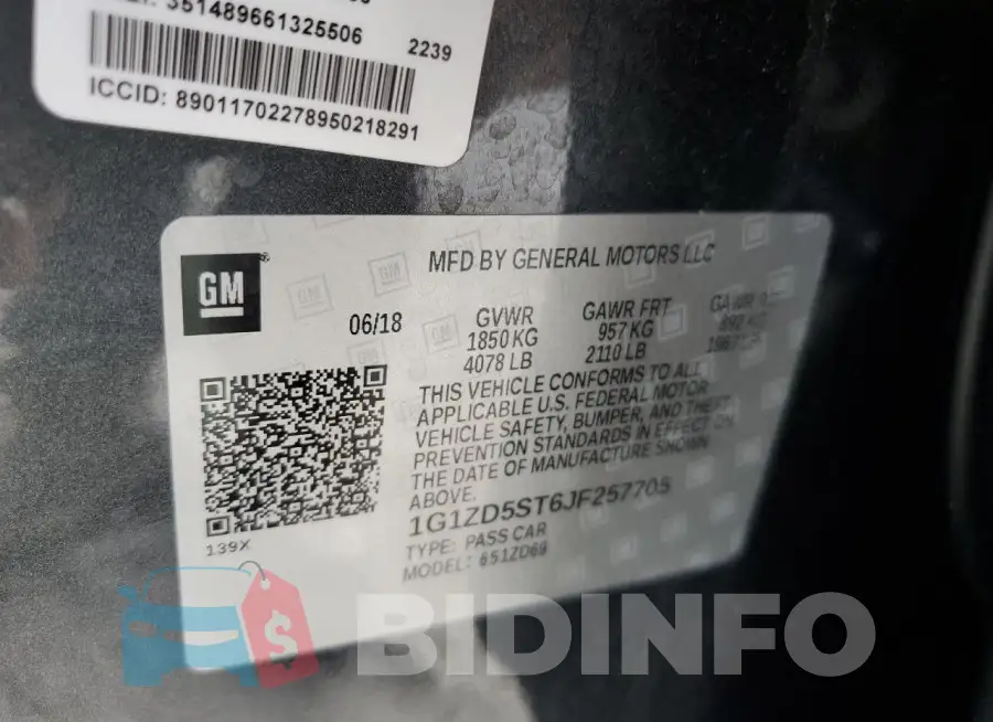 1G1ZD5ST6JF257705 Photo# 12