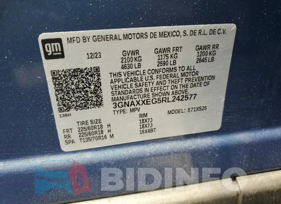 3GNAXXEG5RL242577 Photo# 13