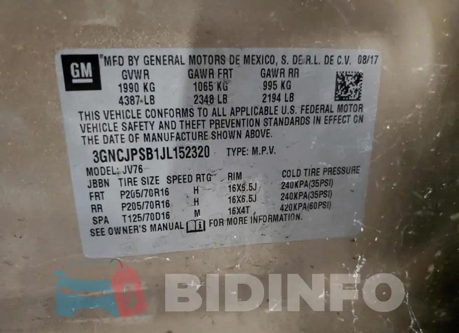 3GNCJPSB1JL152320 Photo# 13