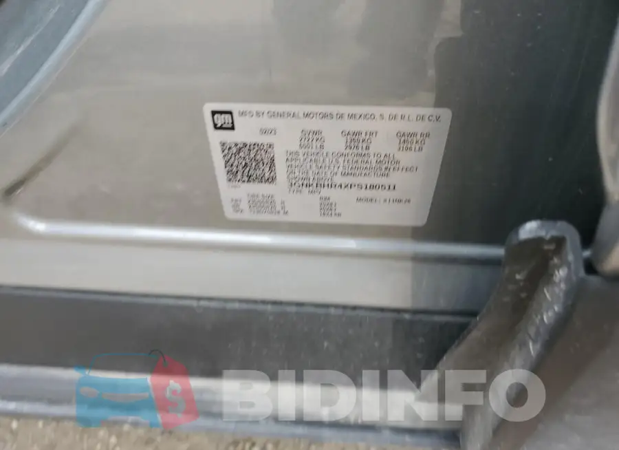 3GNKBHR4XPS180511 Photo# 12
