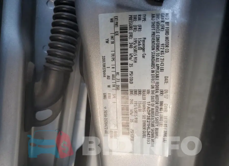 1FADP3E21HL343893 Photo# 12